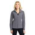 thumbnail image 1 of Port Authority Ladies Heather Microfleece Full Zip Jacket-L (True Navy Heather), 1 of 6