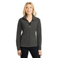 thumbnail image 1 of Port Authority Ladies Heather Microfleece Full Zip Jacket-S (Black Charcoal Heather), 1 of 6