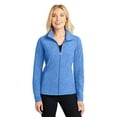 thumbnail image 1 of Port Authority Ladies Heather Microfleece Full Zip Jacket-XS (Light Royal Heather), 1 of 6