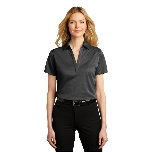 Port Authority Ladies Heathered Silk Touch Performance Polo. LK542