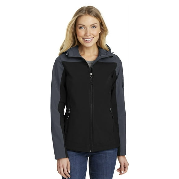Port Authority Ladies Hooded Core Soft Shell Jacket. L335