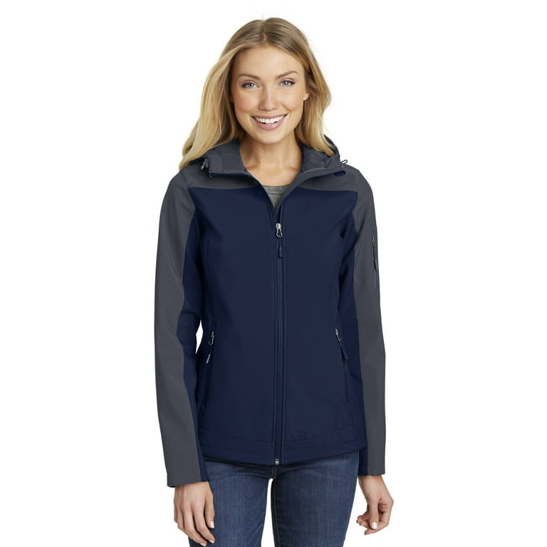 Port Authority Ladies Hooded Core Soft Shell Jacket Walmart
