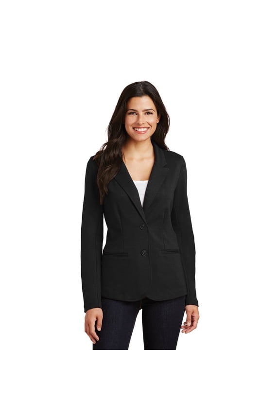 Ladies Knit Blazer. LM2000