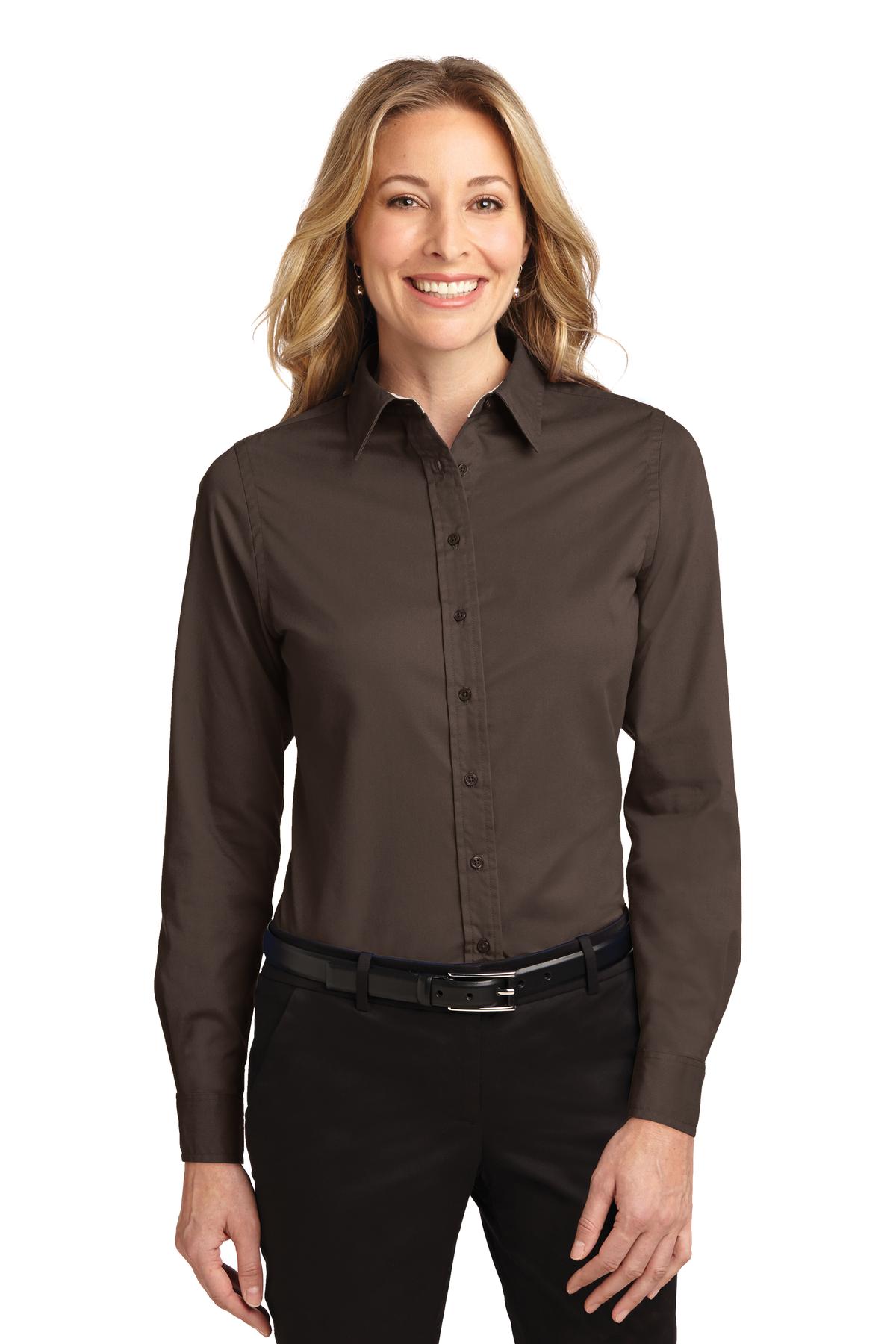 Port Authority ® Ladies Long Sleeve Easy Care Shirt. L608 - image 1 of 6