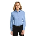thumbnail image 1 of Port Authority Ladies Long Sleeve Easy Care Shirt-XL (Light Blue/Light Stone), 1 of 4