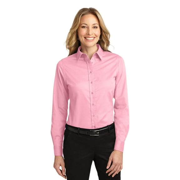 Port Authority Women’S Long Sleeve Easy Care Shirt. L608.