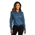 thumbnail image 1 of Port Authority Ladies Long Sleeve SuperPro React Twill Shirt. LW808, 1 of 1