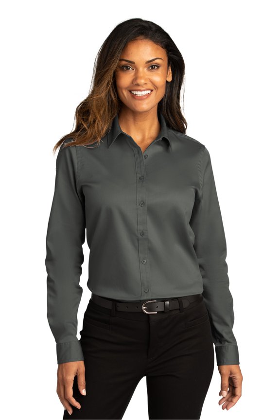 Ladies Long Sleeve Superpro Reacttwill Shirt