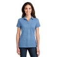 thumbnail image 1 of Port Authority Ladies Meridian Cotton Blend Polo-L (Blue Skies), 1 of 6