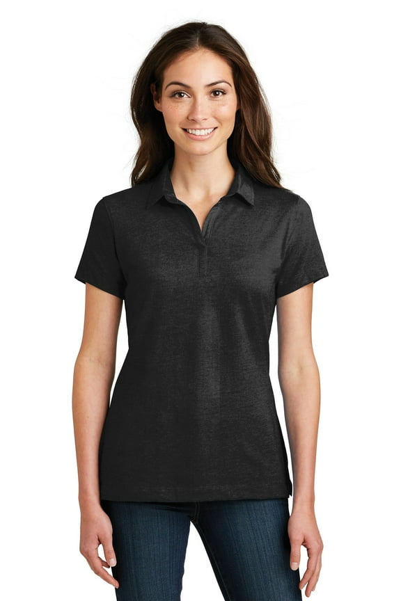 Ladies Meridian Cotton Blend Polo. L577