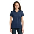 thumbnail image 1 of Port Authority Ladies Meridian Cotton Blend Polo-S (Estate Blue), 1 of 6