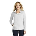 thumbnail image 1 of Port Authority Ladies Microfleece Jacket-M (White), 1 of 6
