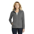 thumbnail image 1 of Port Authority Ladies Microfleece Jacket-S (Pearl Grey), 1 of 6