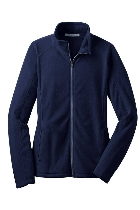 Ladies Microfleece Jacket, True Navy L