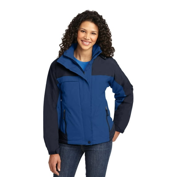 Port Authority Ladies Nootka Jacket-S (Regatta Blue/Navy)