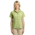 thumbnail image 1 of Port Authority Ladies Patterned Easy Care Camp Shirt-XL (Whisper Green), 1 of 4