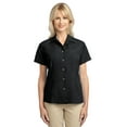 thumbnail image 1 of Port Authority Ladies Patterned Easy Care Camp Shirt, 1 of 2
