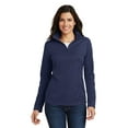 thumbnail image 1 of Port Authority Ladies Pinpoint Mesh 1/2 Zip -L (True Navy), 1 of 6