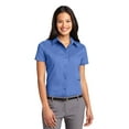 thumbnail image 1 of Port Authority Ladies Short Sleeve Easy Care Shirt-M (Ultramarine Blue), 1 of 2