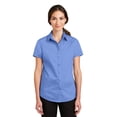 thumbnail image 1 of Port Authority Ladies Short Sleeve SuperPro Twill Shirt-L664, 1 of 1