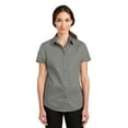 thumbnail image 1 of Port Authority Ladies Short Sleeve SuperPro Twill Shirt-L664, 1 of 1