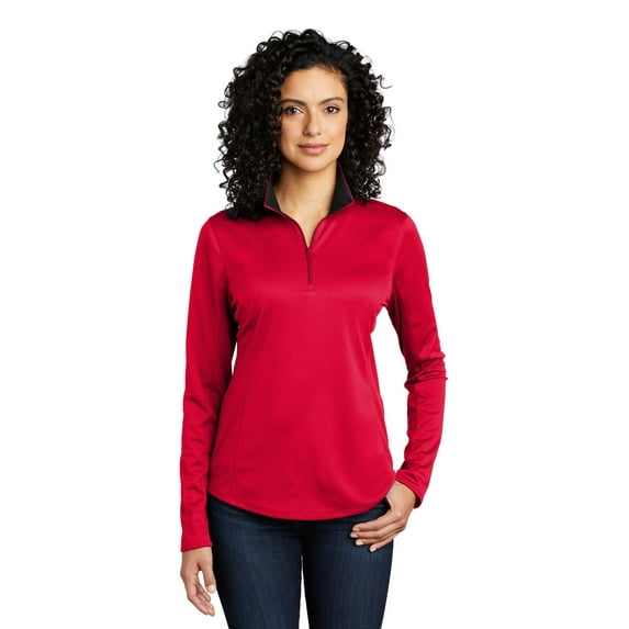 Port Authority Ladies Silk Touch Performance 1/4-Zip LK584