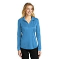 thumbnail image 1 of Port Authority Ladies Silk Touch Performance Long Sleeve Polo. L540LS, 1 of 4