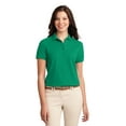 thumbnail image 1 of Port Authority Ladies Silk Touch Polo. L500 , L500 , Kelly Green , XXX-Large, 1 of 5