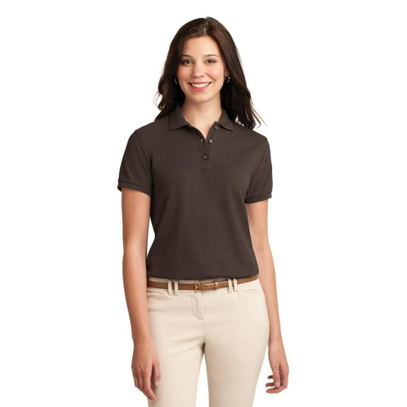 Port Authority Ladies Silk Touch Polo