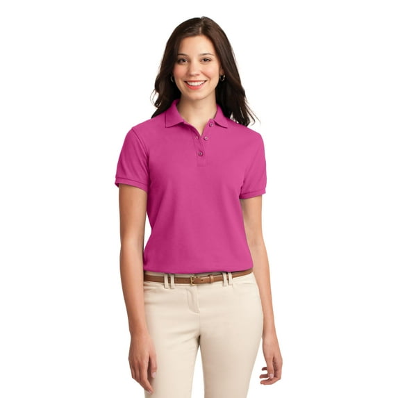Port Authority Ladies Silk Touch Polo