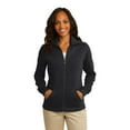 thumbnail image 1 of Port Authority Ladies Slub Fleece Full-Zip Jacket. L293, 1 of 1