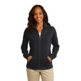 thumbnail image 1 of Port Authority Ladies Slub Fleece Full-Zip Jacket, 1 of 1