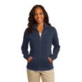 thumbnail image 1 of Port Authority Ladies Slub Fleece Full-Zip Jacket, 1 of 1