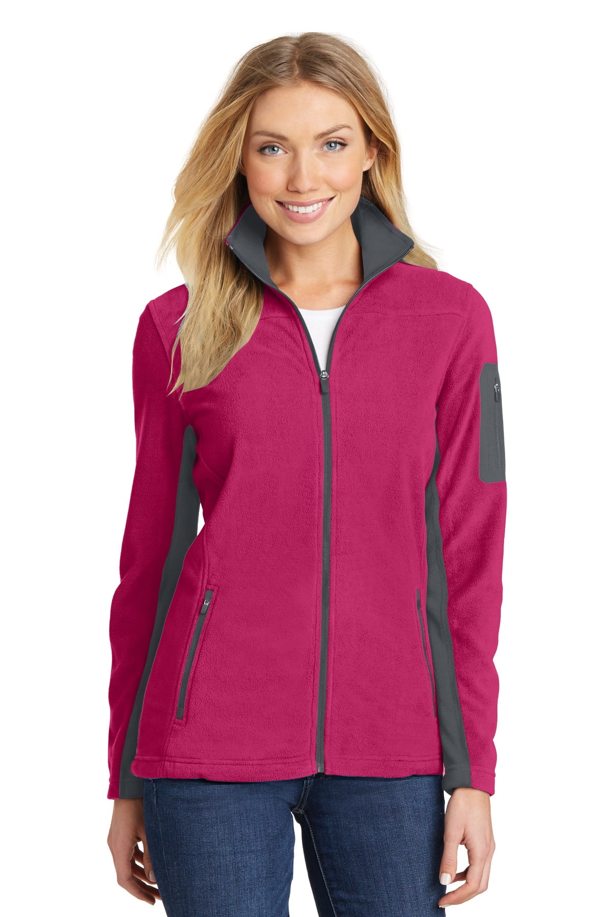 Port authority ladies summit fleece full zip jacket discount