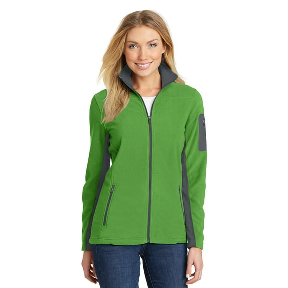 Port Authority Ladies Summit Fleece Full Zip Jacket-XS (Vine Green/ Magnet)