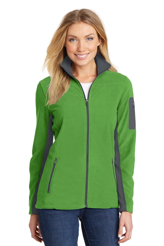 Ladies Summit Fleece Full Zip Jacket-XS (Vine Green/ Magnet)