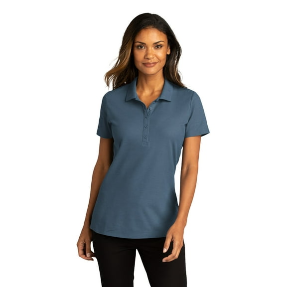 Port Authority  Ladies SuperPro React  Polo. LK810 - XL Regatta Blue