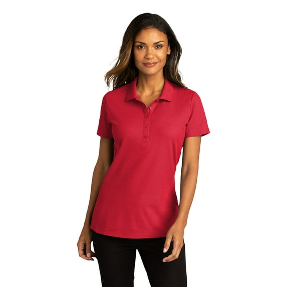 Port Authority Ladies SuperPro React Polo. LK810 - XXL Rich Red