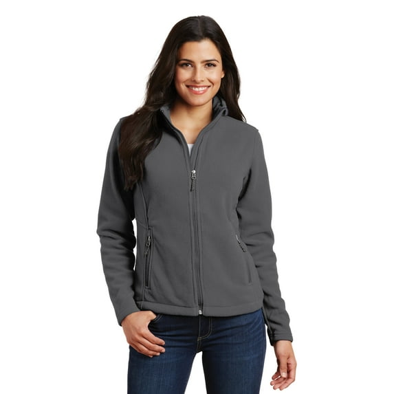 Port Authority Ladies Value Fleece Jacket-L (Iron Grey)
