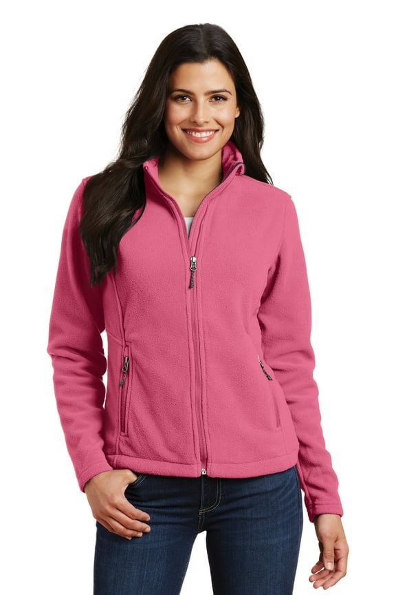 Ladies Value Fleece Jacket-L (Pink Blossom)