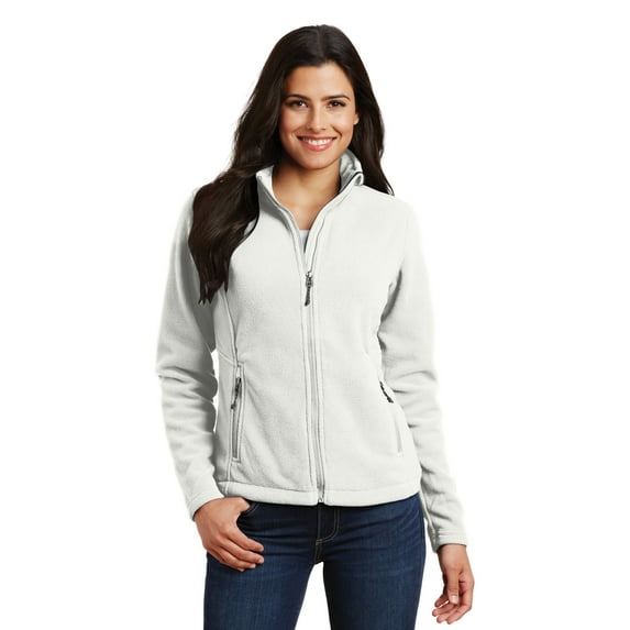 Port Authority Ladies Value Fleece Jacket-L (Winter White)