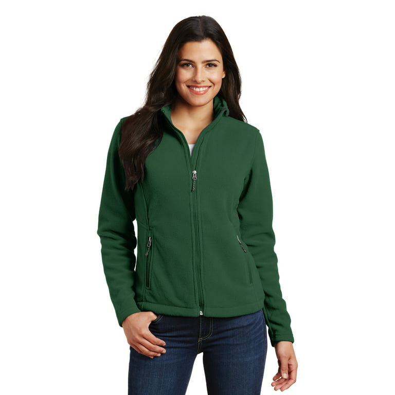 Port Authority Ladies Value Fleece Jacket-XS (Forest Green