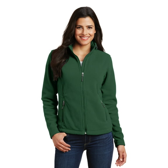 Port Authority Ladies Value Fleece Jacket-XS (Forest Green)