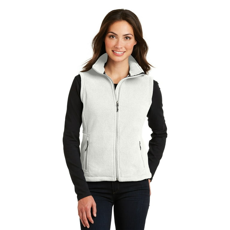 Port Authority Ladies Value Fleece Vest L219 - Winter White - XXL 