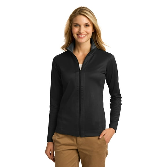 Port Authority Ladies Vertical Texture Full-Zip Jacket