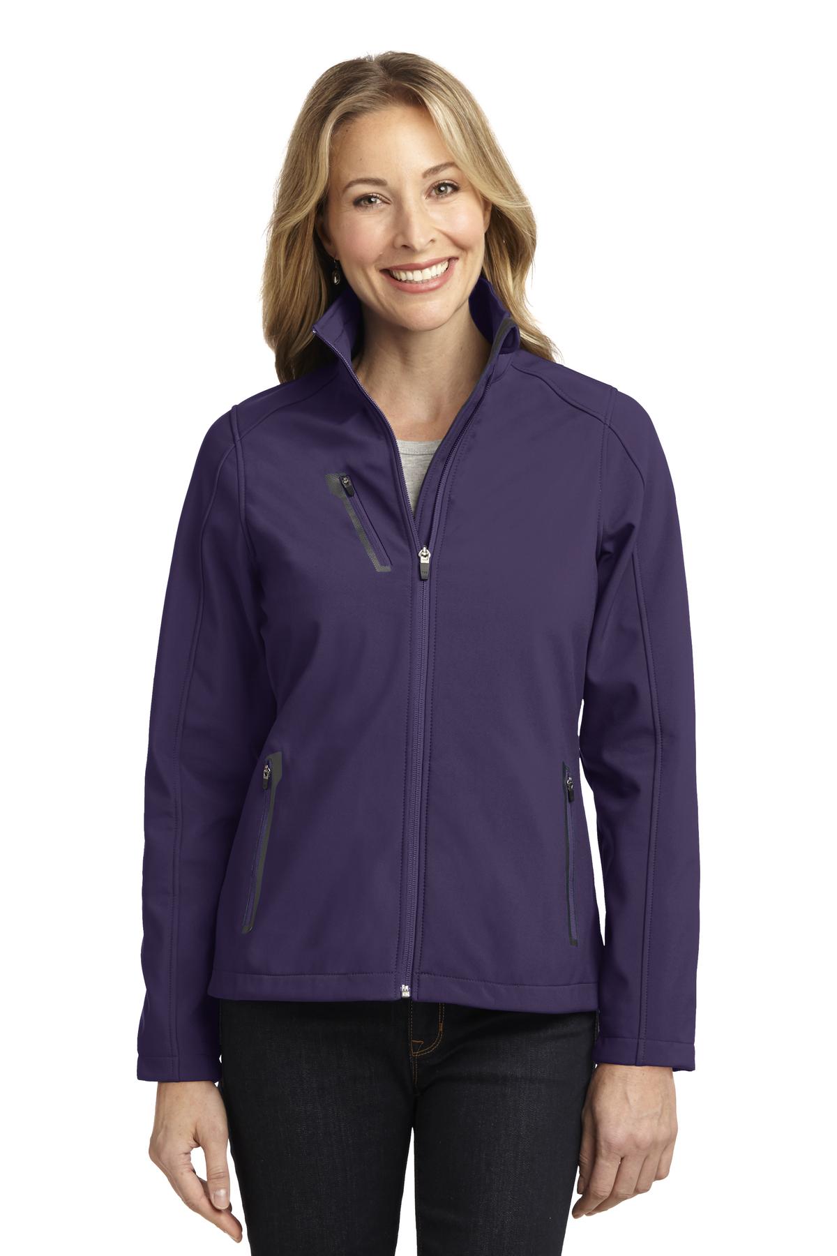 Just Blanks Port Authority L324 Ladies Welded Soft Shell Jacket ...