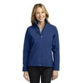 thumbnail image 1 of Port Authority Ladies Welded Soft Shell Jacket-M (Estate Blue), 1 of 6