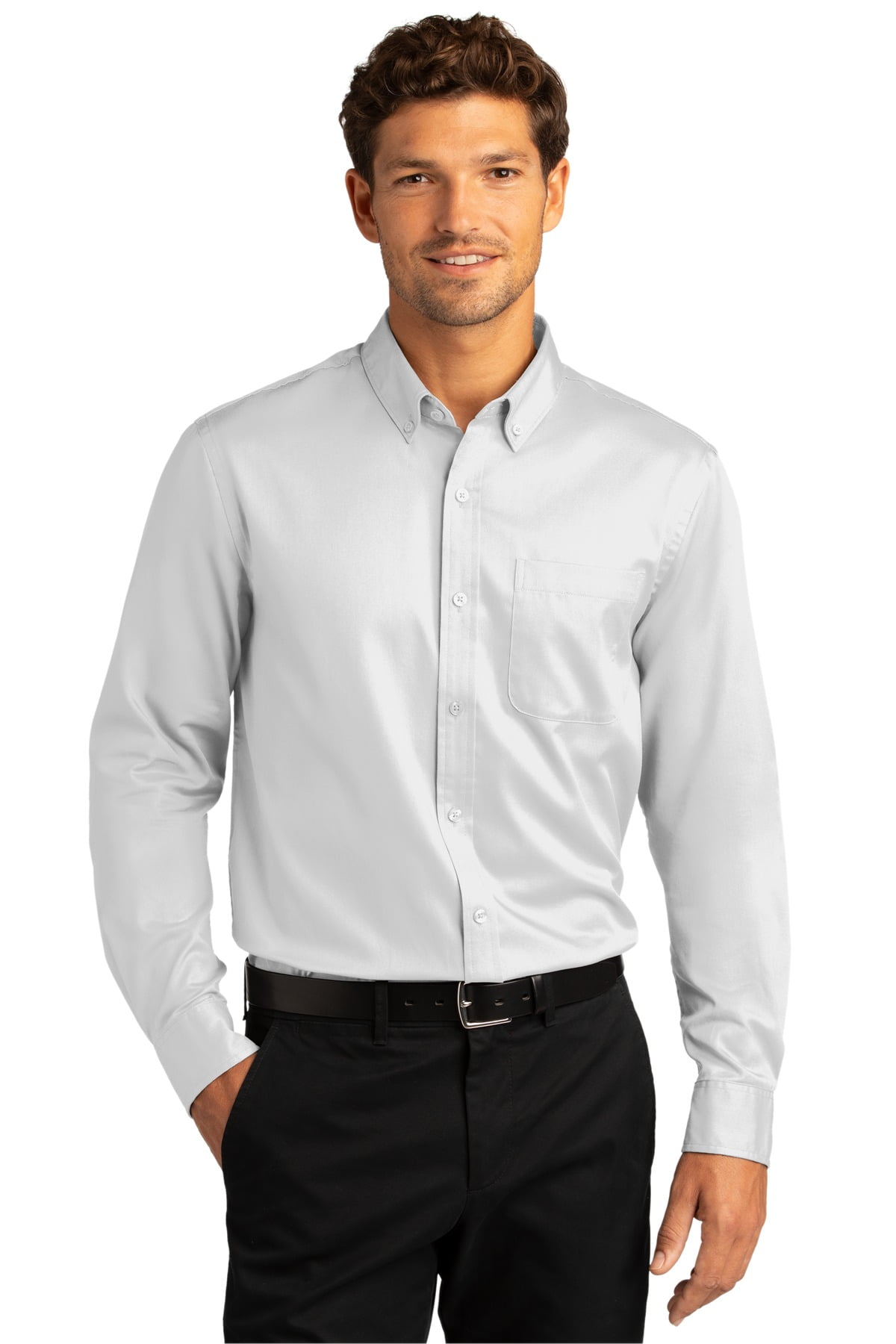 Chemise Manches Longues Port Authority Signature - Taille 2XL - Blanc - Coton - Neuf Sans étiquettes
