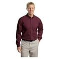 thumbnail image 1 of Port Authority Long Sleeve Easy Care Shirt, Burgundy 3XL, 1 of 1