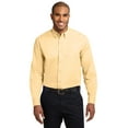 thumbnail image 1 of Port Authority S608 Mens Long Sleeve Easy Care Shirt, Yellow - Small, 1 of 6